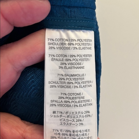 J. Crew Jade Green Geometric Sleeveless Classic Modern Sheath Dress Size Small - Picture 6 of 6